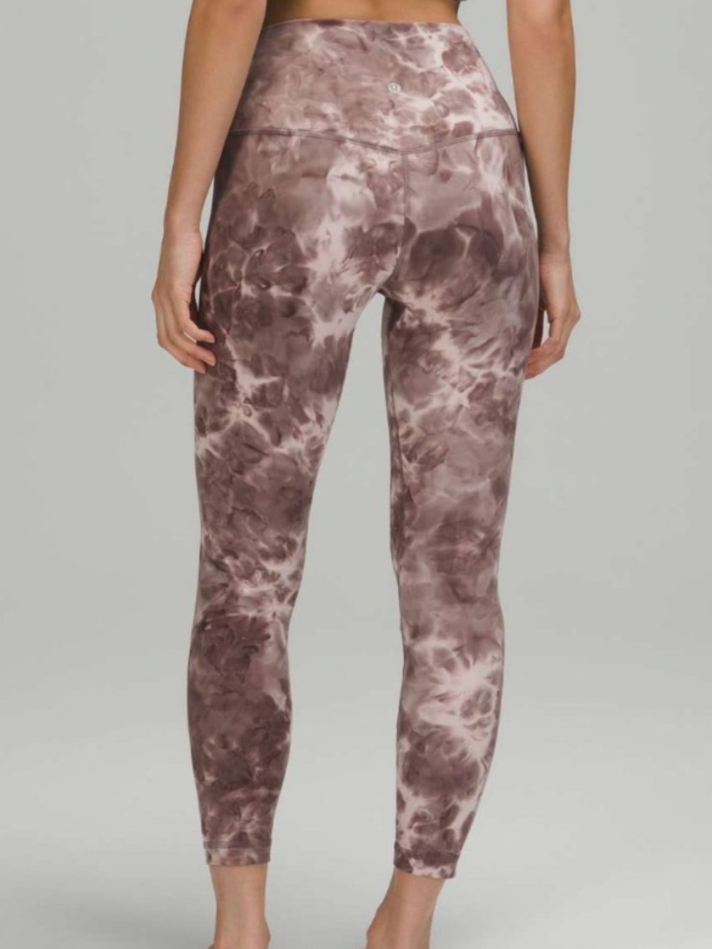 Lululemon Align High Rise Pant 25" Diamond Dye Mink Berry Lunar Rock Size 6